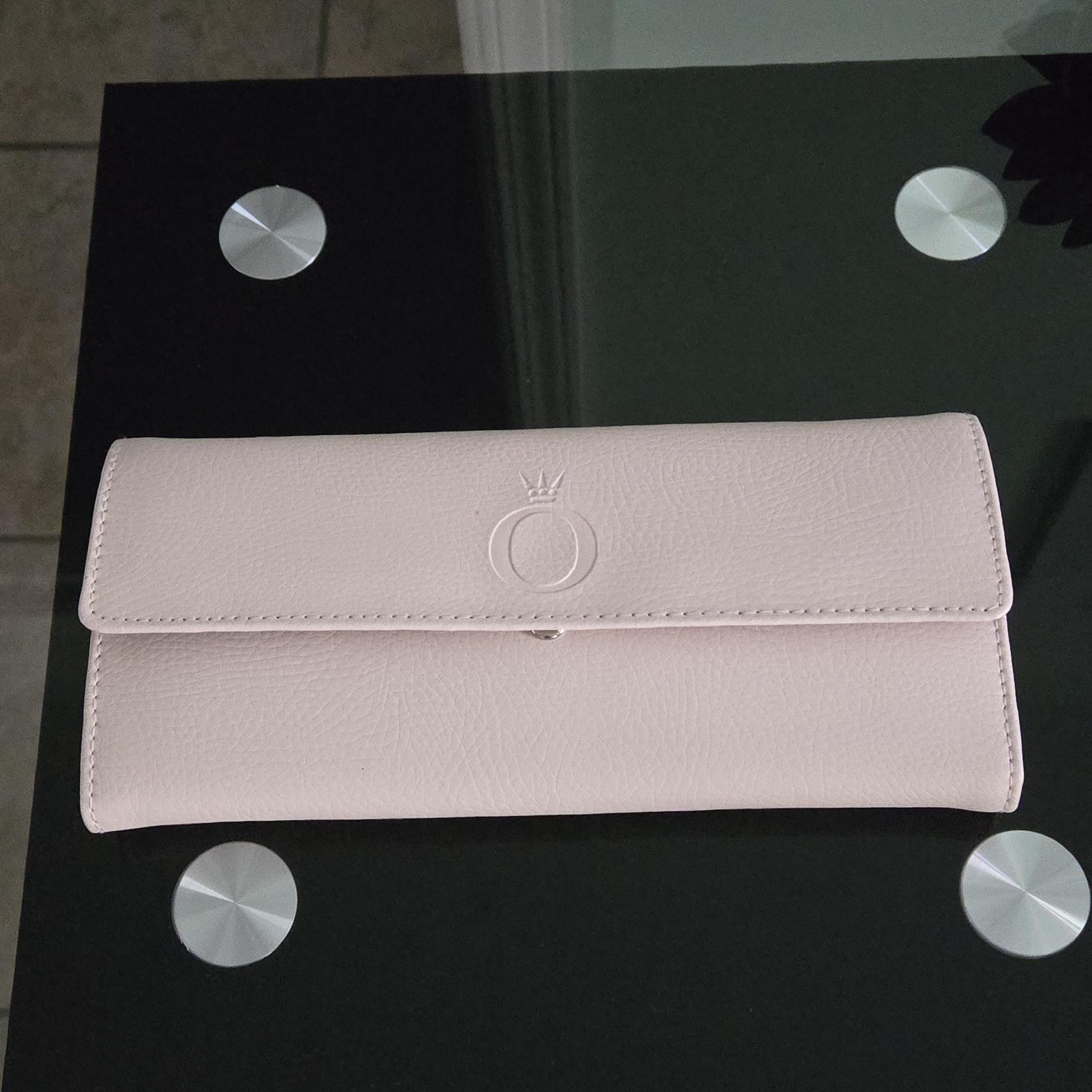 Pandora Leather Jewelry Roll Travel Case
